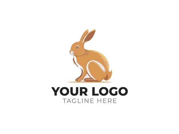 Adorable Rabbit Logo Vector Design