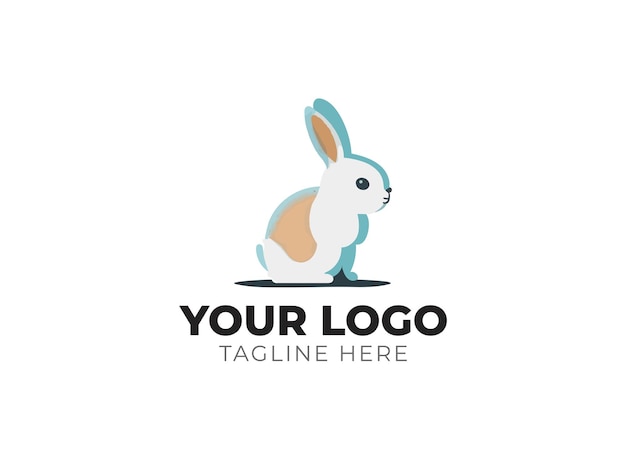 Adorable Rabbit Logo Vector Design