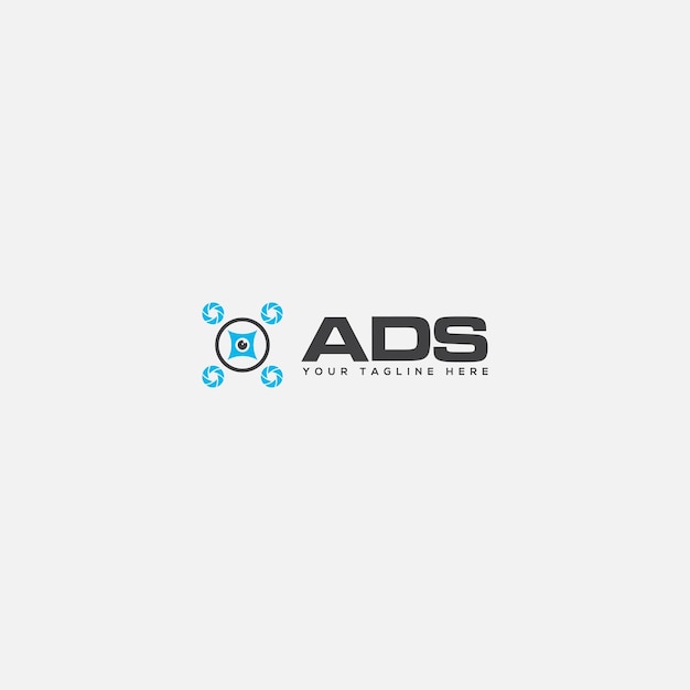 ADS Auto Drone System logo fly technology