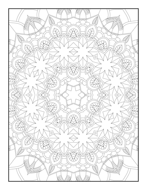 Adult Coloring Page. Mandala Coloring Page. Coloring Page