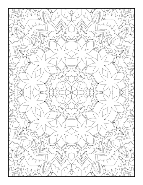 Adult Coloring Page. Mandala Coloring Page. Coloring Page