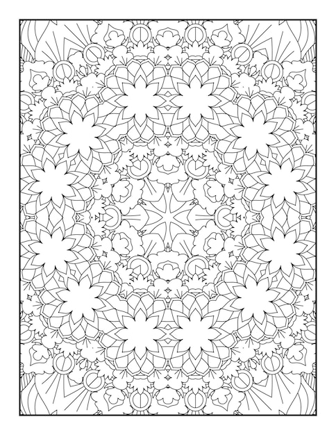 Adult Coloring Page. Mandala Coloring Page. Coloring Page