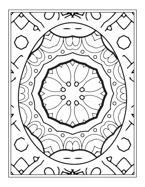 Adults Easter Egg with Flower Pattern coloring page for adults