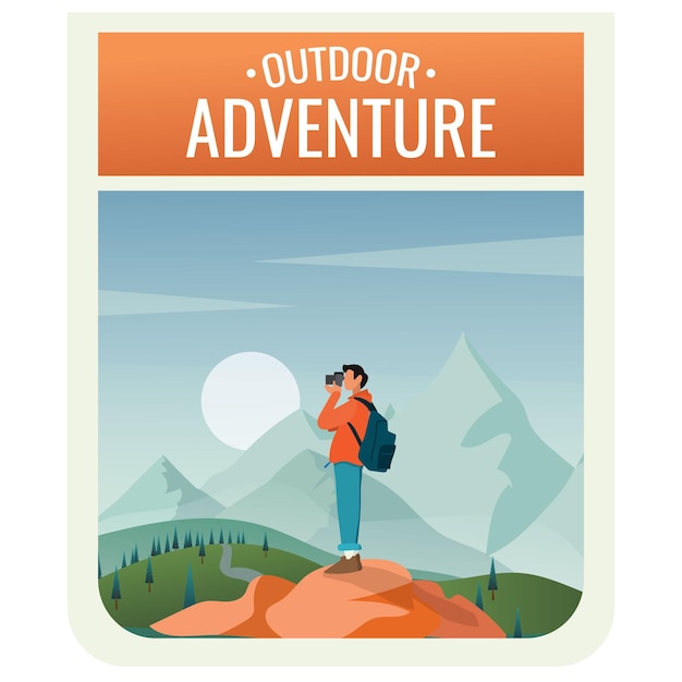 adventure backpack badge