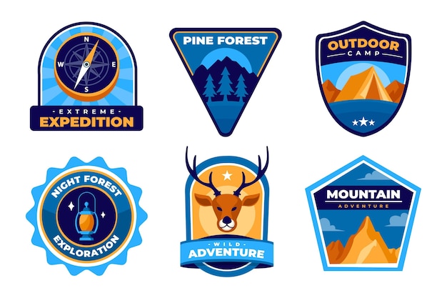 Adventure badges collection