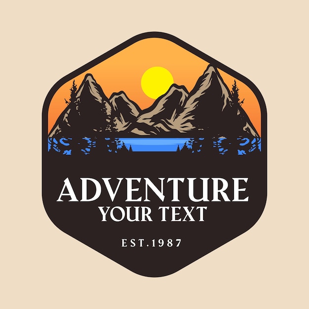 Adventure camp badge