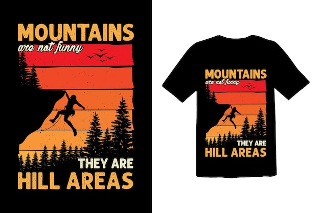 Adventure camping retro typography tshirt design