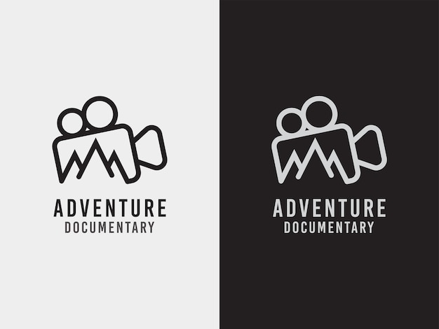 adventure documentary logo design concept