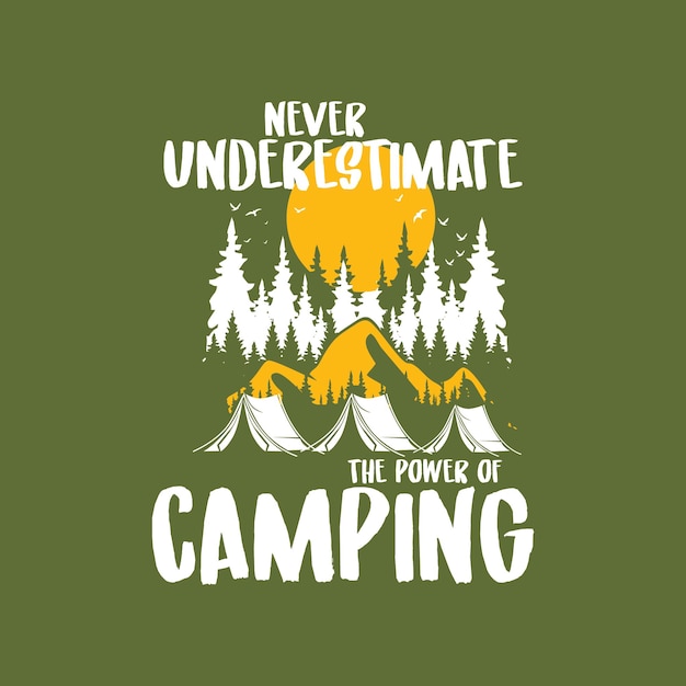 adventure forest design vector emblem logo and camping design vector premium vector