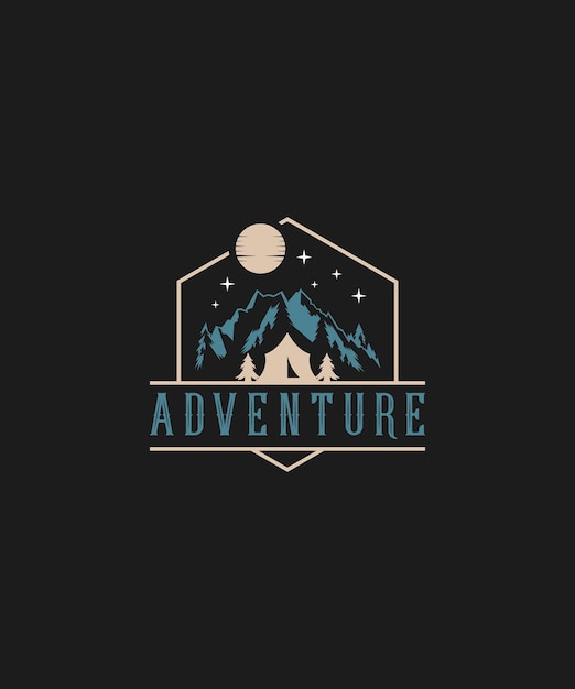 adventure. modern and simple adventure logo