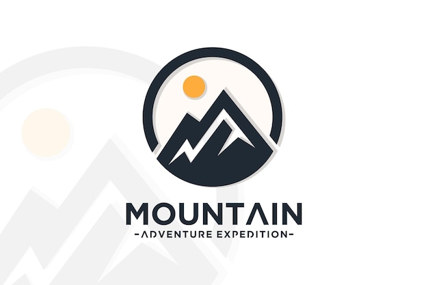 Adventure mountain logo design creative concept Premium Vector Part 2