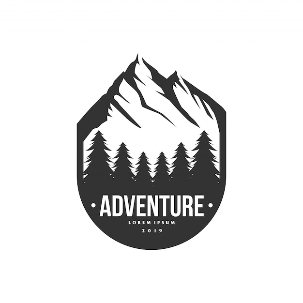 Adventure mountain logo