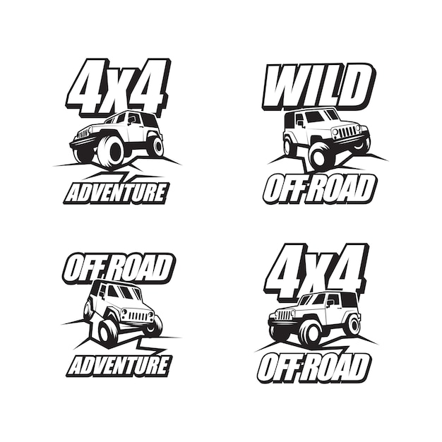 adventure off road logo collection