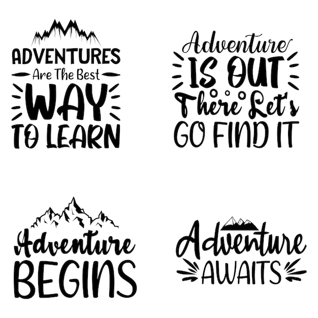 Adventure Quotes Design