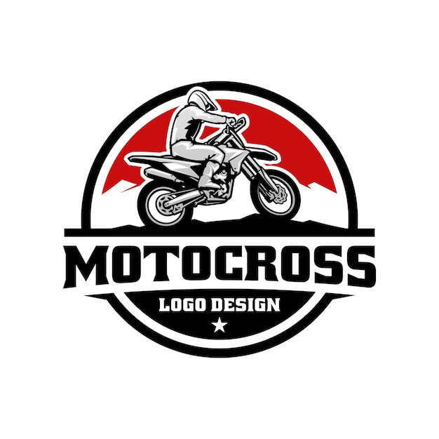 Adventure sport motocross badge emblem ready made logo