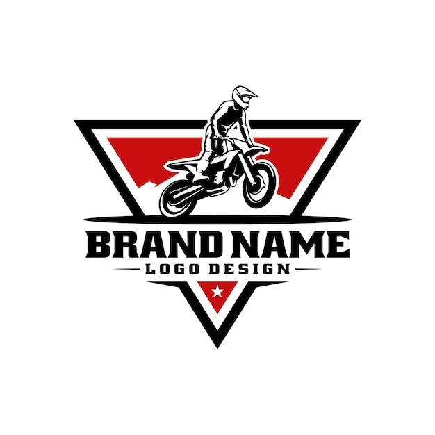 Adventure sport motocross badge emblem ready made logo