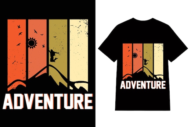 Adventure tshirt design