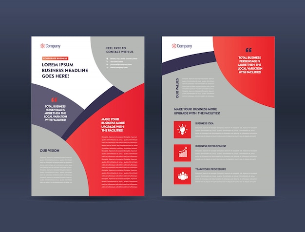 Advertisement Brochure template