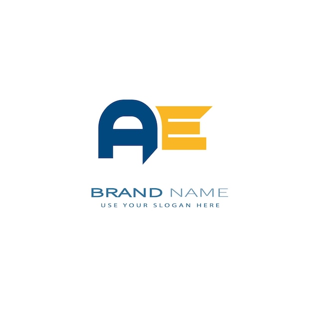 AE491 letter AE logo design