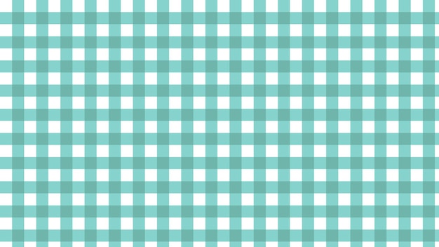 Aesthetic cute green gingham checkerboard plaid tartan pattern background illustration wallpaper