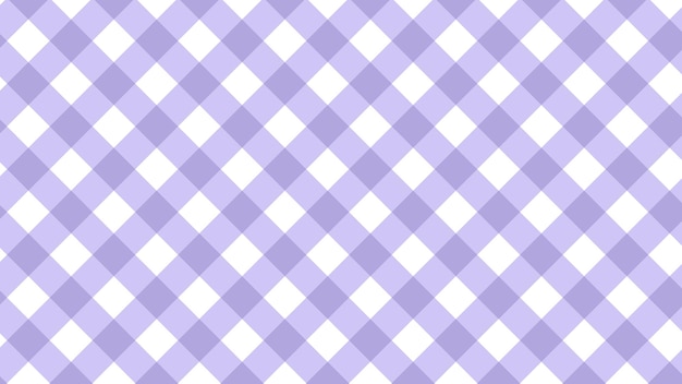 Aesthetic cute purple gingham check checkers plaid checkerboard seamless pattern background illustration perfect for wallpaper backdrop postcard background banner