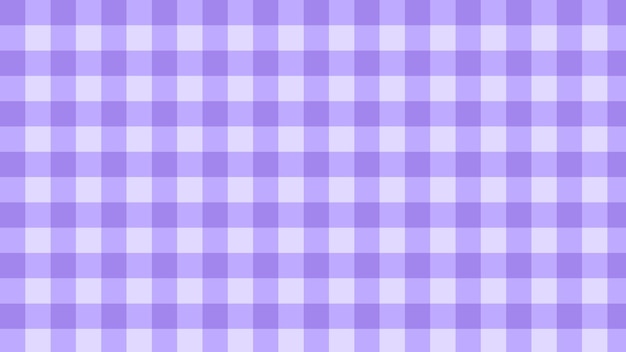 Aesthetic cute purple gingham checkers checkerboard backdrop illustration perfect for wallpaper backdrop postcard background banner