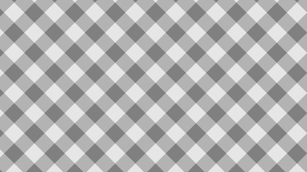 Aesthetic grey diagonal gingham checkerboard checkers background illustration perfect for backdrop wallpaper postcard background banner