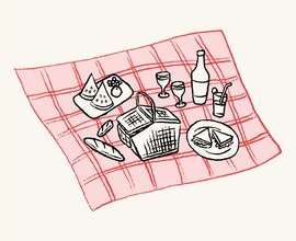 picnic drawings