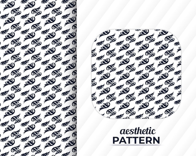 Aesthetic pattern design template