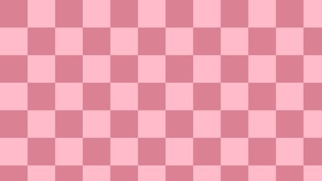 Aesthetic pink checkers gingham plaid checkered checkerboard wallpaper illustration perfect for wallpaper backdrop background