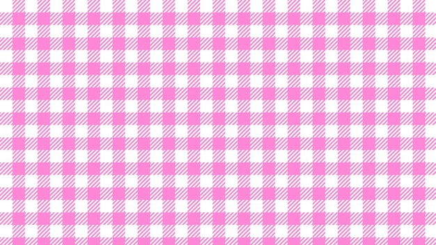 Aesthetic pink small tartan gingham plaid checkers checkered pattern wallpaper illustration perfect for banner wallpaper backdrop postcard background