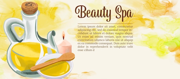 aesthetic spa banner template