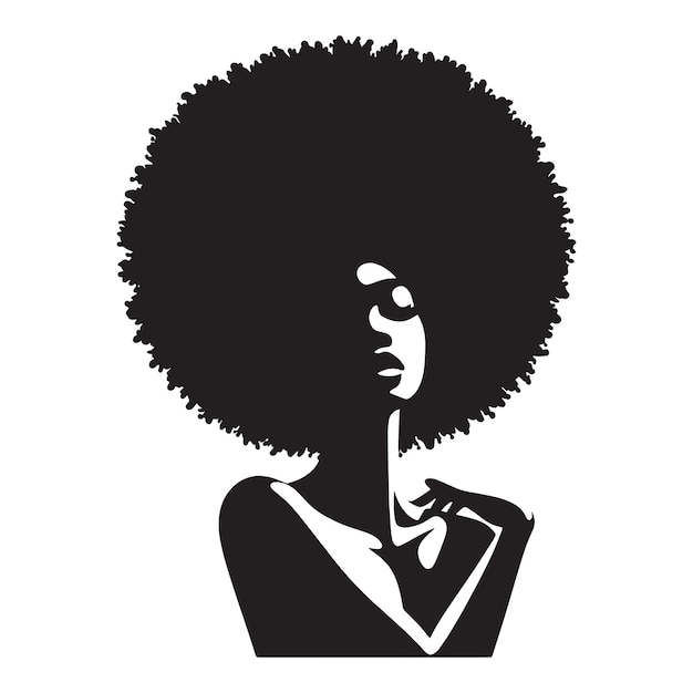 Vector africa woman svg