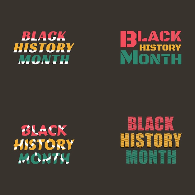 Vector african american history background