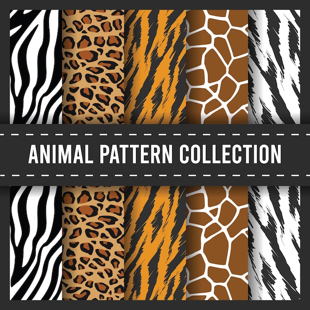 African Animal Print Seamless Pattern