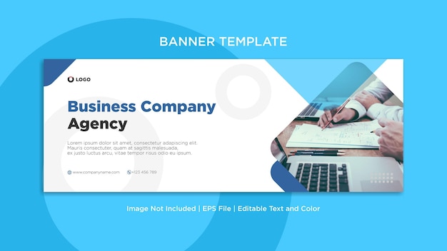 Agency business company social media facebook cover or banner template