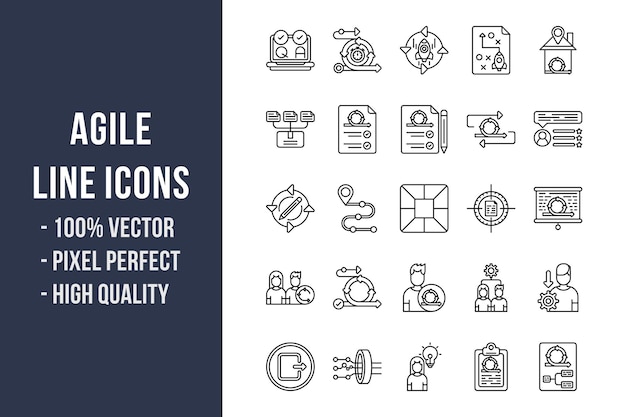 Agile Line Icons