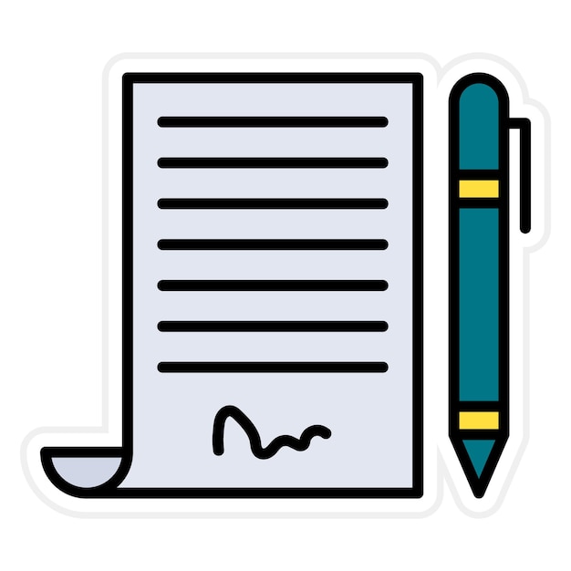 Agreement icon vector image Can be used for Crime and Law