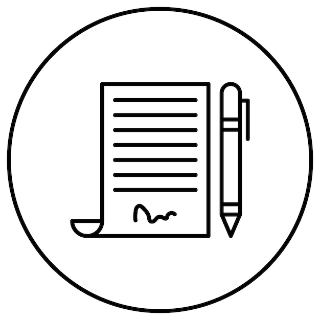 Agreement icon vector image Can be used for Crime and Law