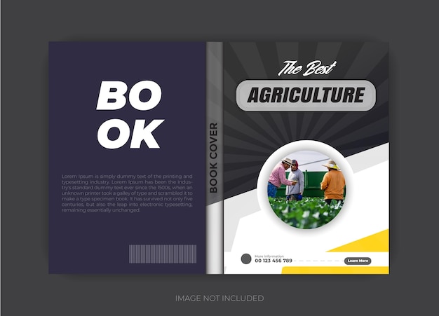 agriculture book cover design and social media post and Black Friday mega sale