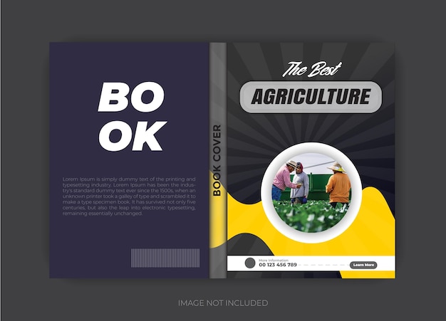 agriculture book cover design and social media post and Black Friday mega sale