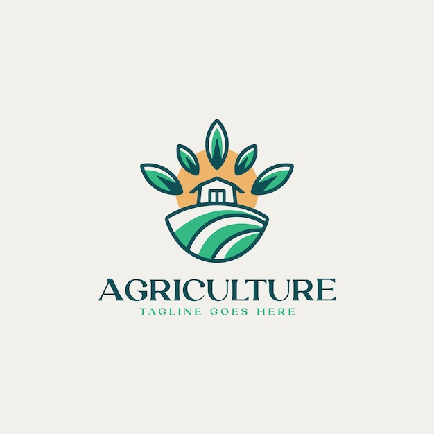 Agriculture Farm Barn Logo Template