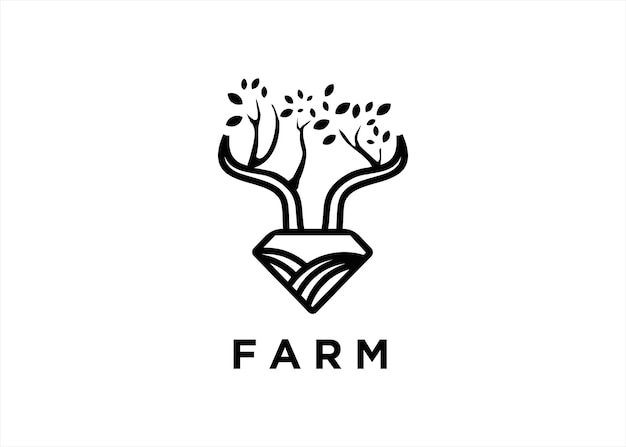 agriculture farm logo design