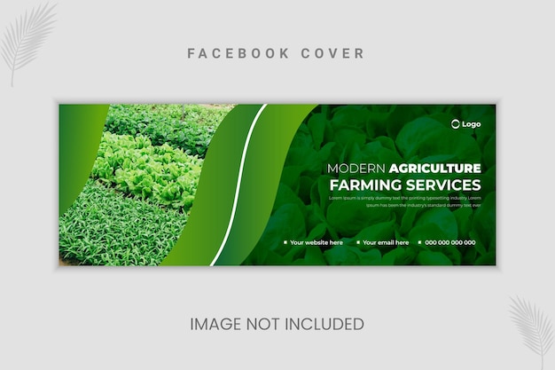 Vector agriculture farming or lawn garden services and web banner design template