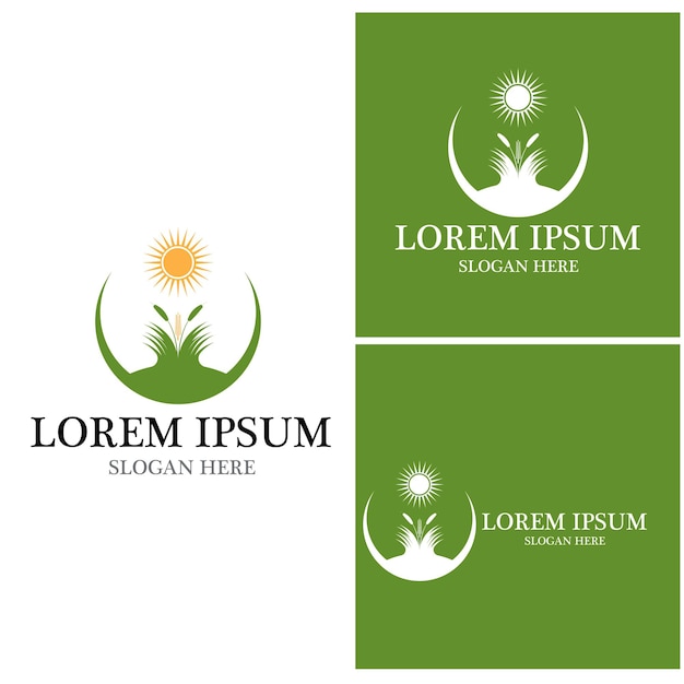 Agriculture icon and symbol vector template