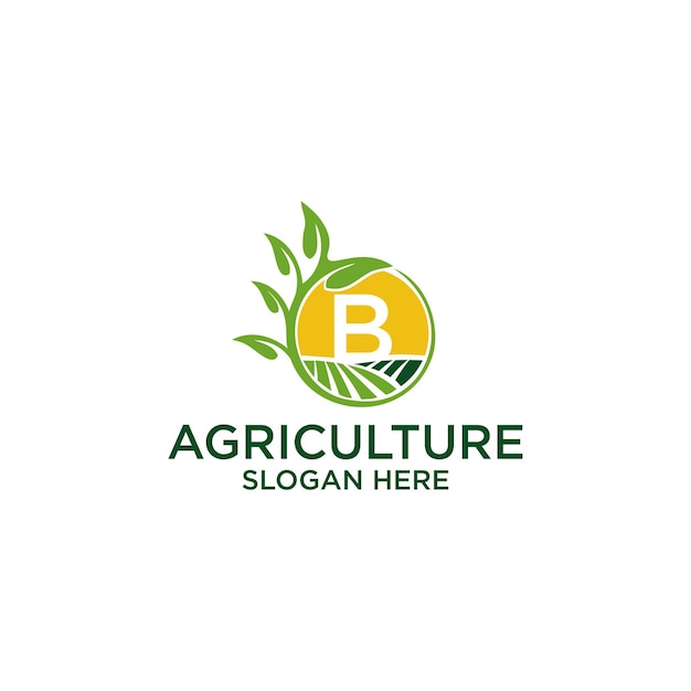 Agriculture logo letter B