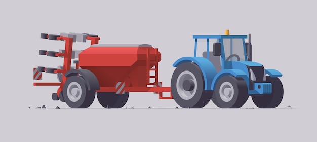 Agriculture machines with equipment