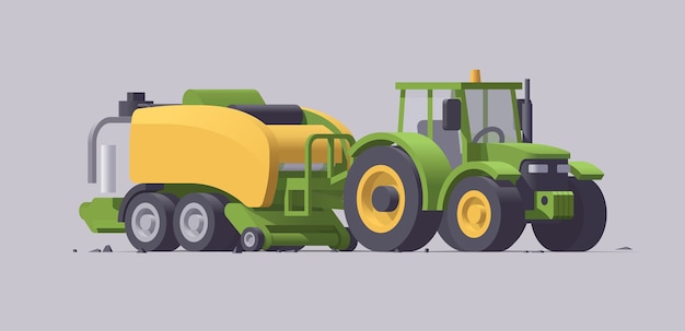 Agriculture machines with equipment