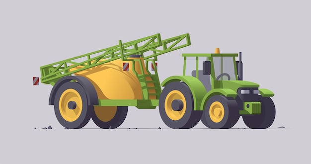 Agriculture machines with equipment