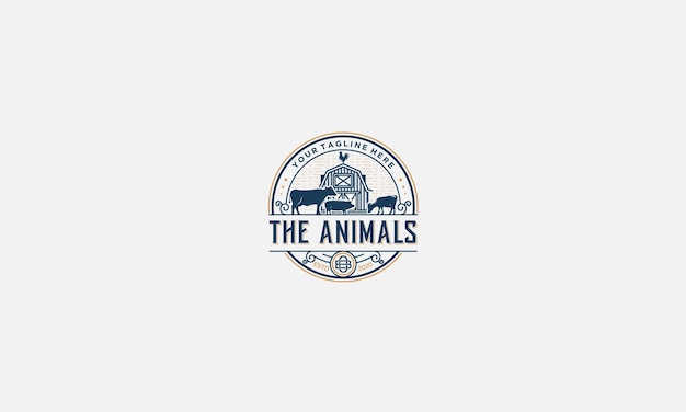 agriculture and natural farm logo design vector template